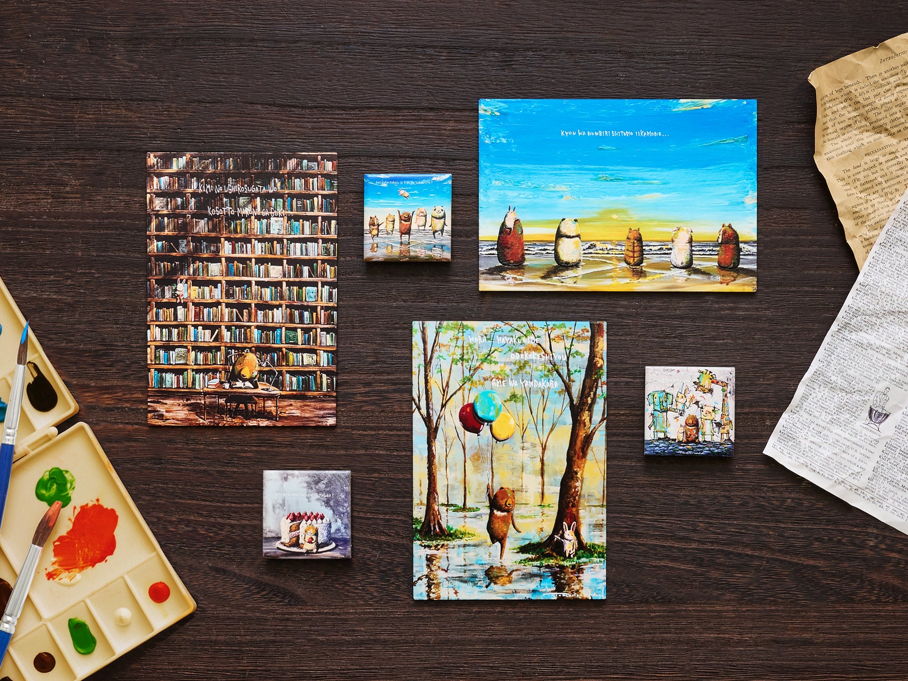 個性豊かな動物たちを描くアーティストTokinoirodori（トキノイロドリ）の原画をモチーフにした、PENONオリジナルアートグッズ発売