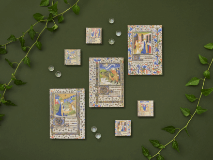 古川美術館「藤森兼明ー祈りの輝き」で特別公開される『ブシコー派の画家の時祷書』をモチーフにしたPENONオリジナルアートグッズ、古川美術館ミュージアムショップにて限定発売